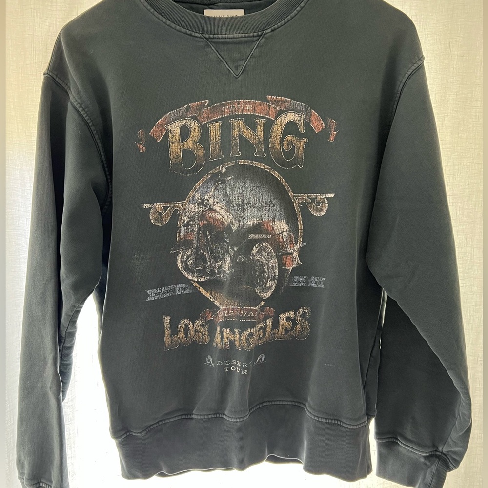 Anine Bing Charcoal Sweatshirt